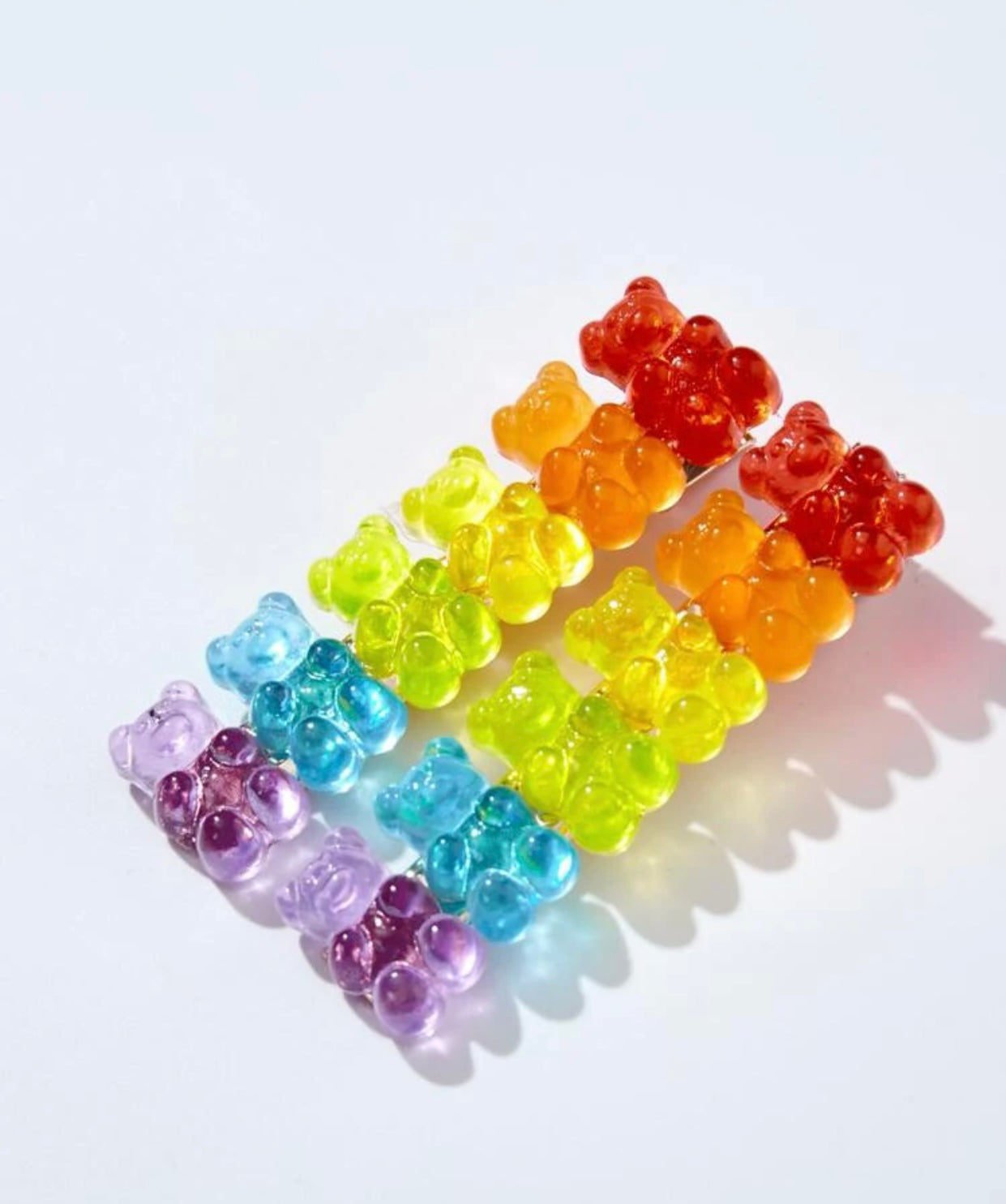 Hairbow Gummy Bear Clips